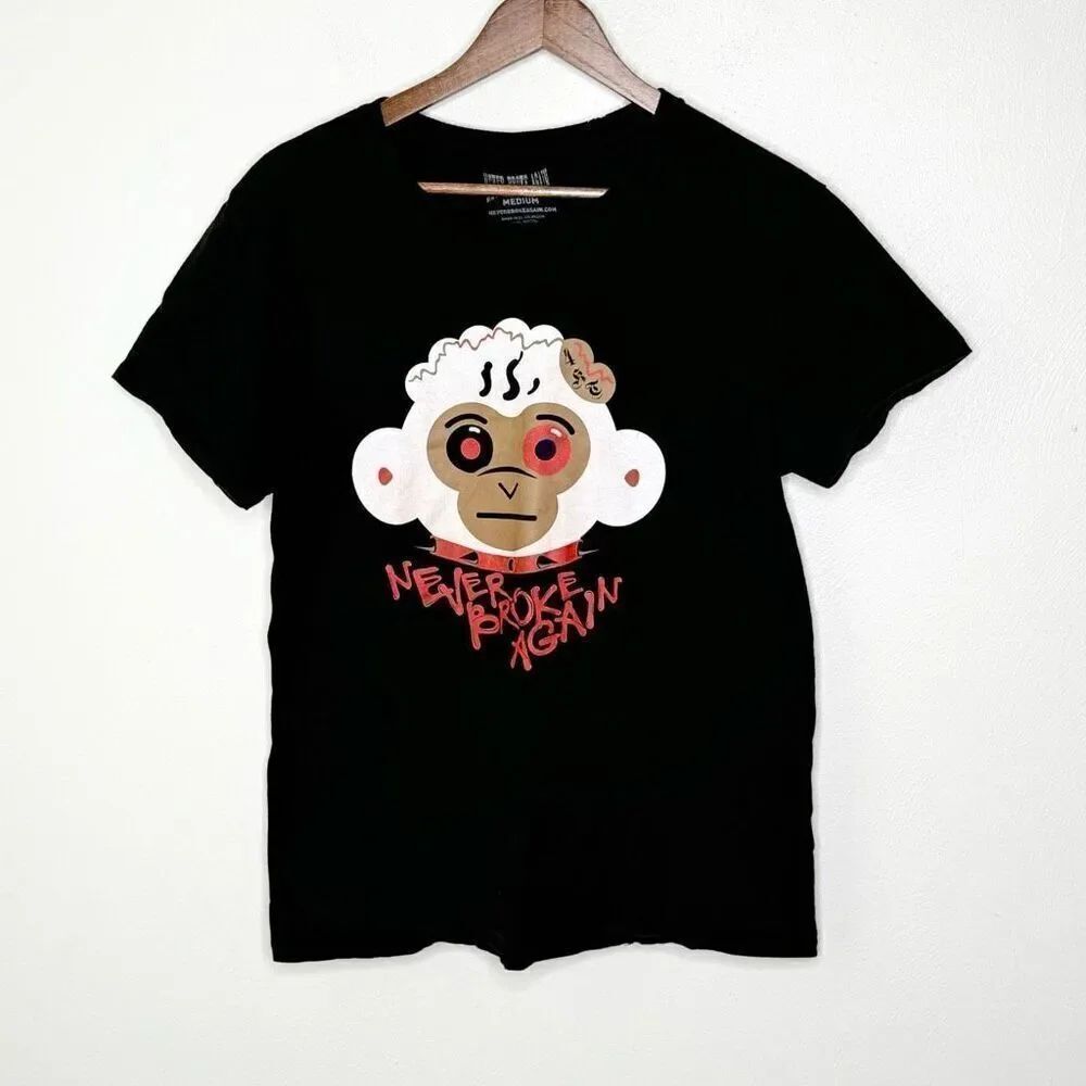 Never Broke Again Youngboy Graphic Tee Shirt - Men’s US M